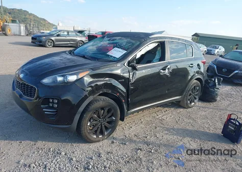 2019 Kia Sportage Ex from USA, damaged, VIN KNDPNCAC6K7538772